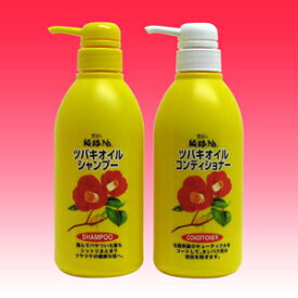 黒ばら純椿油 ツバキオイルシャンプー＆コンディショナーセット各500ml カラーリング パーマ ダメージヘア つばき 大島椿 つばき油 通販 7/1更新♪