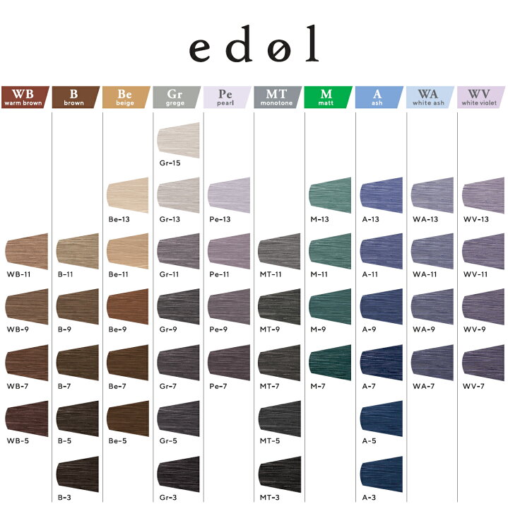 楽天市場 ルベル エドル ブラウン ミルクティー ベージュ グレージュ パール ヘアカラー アッシュ カラーリング カラー剤 業務用 外国人 楽天 市場 通販 12 4更新 ベリーズコスメ