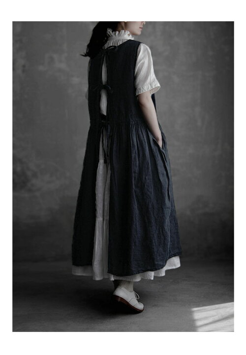 楽天市場】【送料無料】Joie de Vivreリネンインディゴ染めワーク  