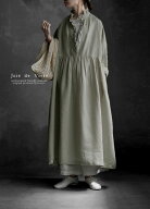 【送料無料】Joie de Vivre フレンチリネンウォッシュアンティークルーシュドレス