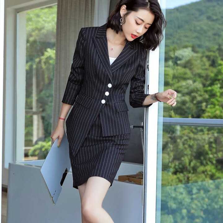 楽天市場 パンツスーツ レディース スカートスーツ フォーマル スーツ ストライプ ビジネススーツ ブラック ネイビー グレー スーツ 面接 就職活動 代 30代 40代 スーツセット テーラードジャケット パンツ スカート 2点セット 春 秋 送料無料 ベルロデオショップ 楽天市場 パンツスーツ レディース スカートスーツ フォーマル スーツ ストライプ ビジネススーツ ブラック ネイビー グレー スーツ 面接 就職活動 代 30代 40代 スーツセット テーラードジャケット パンツ スカート 2点セット 春 秋 送料無料 ベルロデオショップ