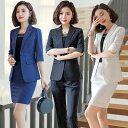 スーツ レディース 夏 パンツスーツ スカートスーツ ストライプ フォーマル オフィススーツ ブラック ネイビー ホワイト ビジネススーツ リクルートスーツ 就職活動 大きいサイズ 黒 白 紺色 2点セット 30代 40代 S M L XL 2XL 3XL 4XL 送料無料