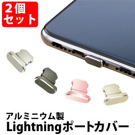 ＼50%offクーポン有／ iPhone アルミカバー 2個セット 差込口 カバー iPhone 端子 カバー 差し込み ライトニング キャップ Lightning コネクタ iPad アイパッド エアポッズ Airpods アルミニウム アルミ製 Lightningポート アルミカバー アイフォン ライトニングカバー