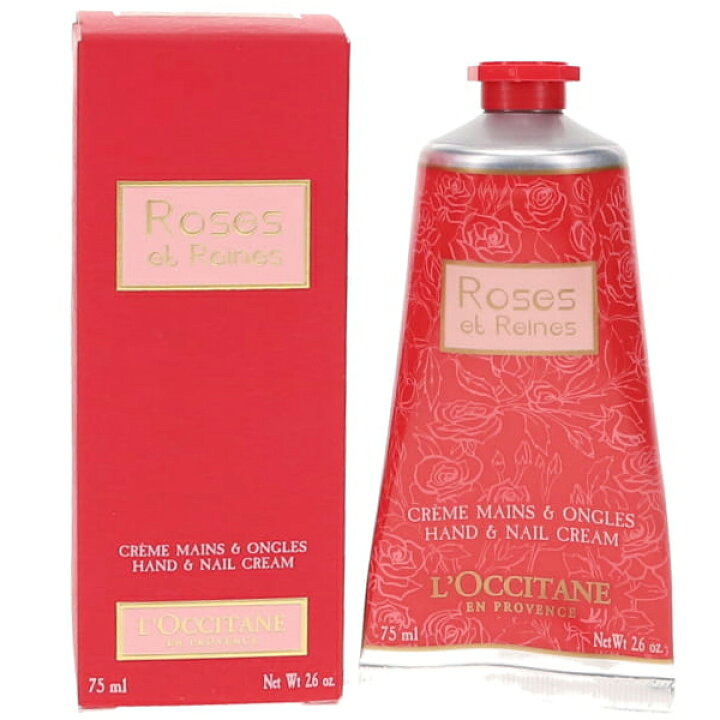 楽天市場 ロクシタン ローズ ベルベット ハンド ネイル クリーム 75ml 箱付き 赤パッケージ L Occitane Loccitane あす楽 ベスバ 楽天市場店