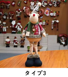 人形 クリスマス ぬいぐるみ 雪だるま サンタクロース 壁掛け ディスプレイ 飾り 装飾 オーナメント かわいい 冬 雪 おしゃれ 北欧 ギフト 01018