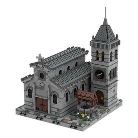 レゴ 互換 教会 中世 ヨーロッパ 建物 組み立てブロック知育玩具 2085P 01359