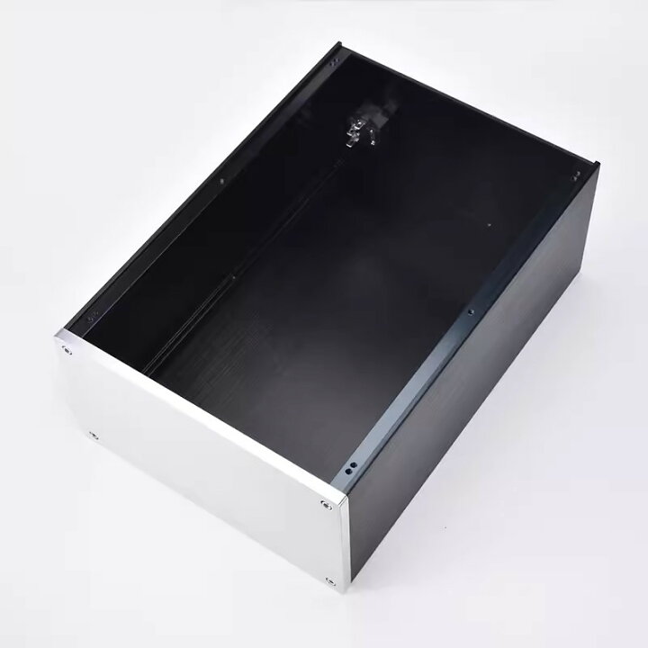 楽天市場】総アルミ製シャーシケースJC2212 真空管アンプ パワーアンプ 