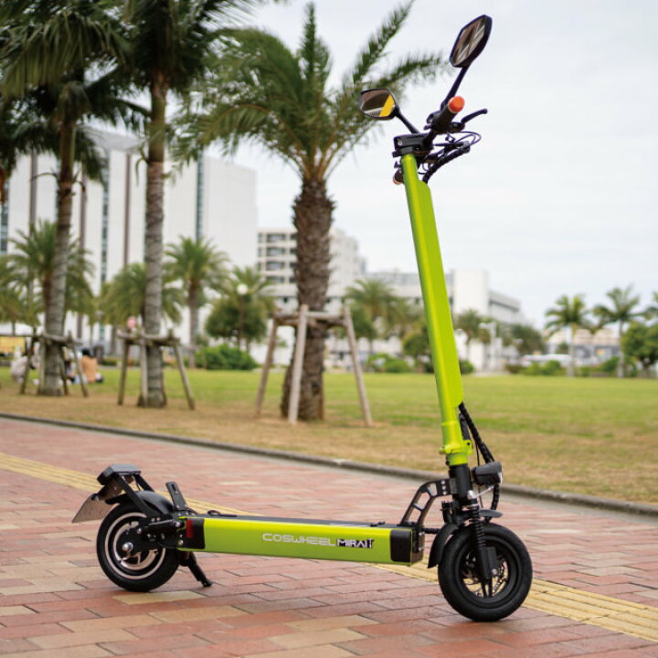 楽天市場】[原付] 電動キックボード COSWHEEL MIRAI T カントリー 