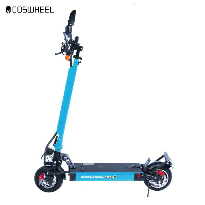 楽天市場】[原付] 電動キックボード COSWHEEL MIRAI T マリンブルー 
