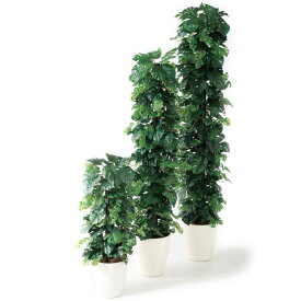 ヒメモンステラヘゴ-DX W35×H90cm｜TK98653 アーティフィシャルグリーン 人工観葉植物 鉢付きグリーン 造花 おしゃれ 上質 上品 高級 ゴージャス リビング サロン ホール