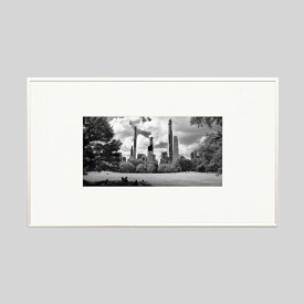 IGREBOW ニューヨーク マンハッタン セントラルパークから見るビル群｜アイグレボウ インテリアフォト ピクチャーアート 写真 スタイリッシュ モダン モノクローム モノクロ