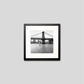IGREBOW ニューヨーク 橋の風景 ビッグサイズ｜アイグレボウ インテリアフォト ピクチャーアート 写真 スタイリッシュ モダン モノクローム モノクロ