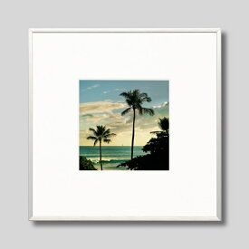 IGREBOW ハワイ ヤシの木と海と空｜アイグレボウ インテリアフォト ピクチャーアート 写真 スタイリッシュ モダン カラー写真 カラーピクチャー