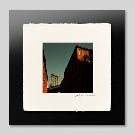 IGREBOW ニューヨーク ダンボ地区からマンハッタンブリッジを望む｜アイグレボウ インテリアフォト ピクチャーアート 写真 スタイリッシュ モダン カラー写真 カラーピクチャー