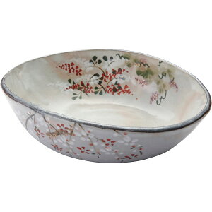 清水焼 桜・萩・葛 楕円鉢|深皿 和食器 のし対応 ラッピング対応 個包装 選べる 包装紙 おまとめ注文 ご自宅用 プレゼント 贈り物 ギフト 贈答用 カタログギフト 送料無料