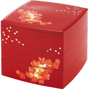 紀州塗 桜 三段重箱|和食器 食器 のし対応 ラッピング対応 個包装 選べる 包装紙 おまとめ注文 ご自宅用 プレゼント 贈り物 ギフト 贈答用 カタログギフト 送料無料