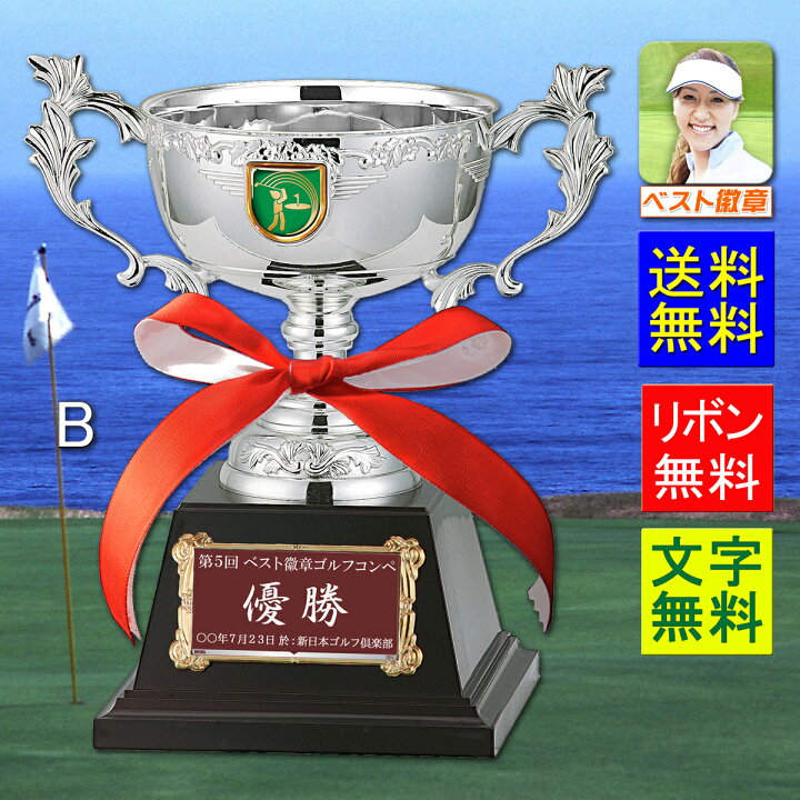 楽天市場】ゴルフ 優勝カップ 高さ195mm 文字無料 送料無料 ゴルフ 