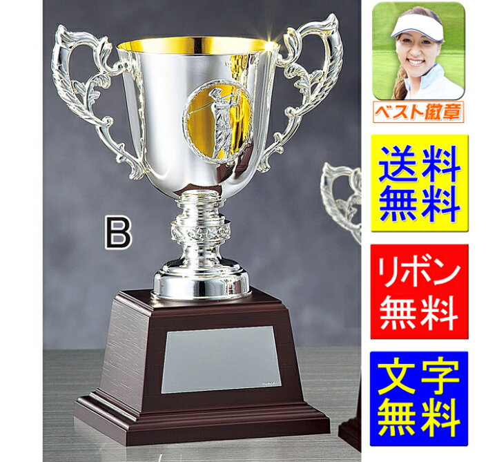 楽天市場】優勝カップ ゴルフ 20％OFF 高さ235mm 送料無料 文字無料 