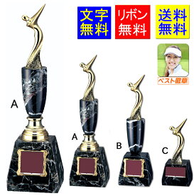 トロフィー ゴルフ　送料無料　高さ295mm　20％OFF　レーザー文字無料　黒天然石 ゴルフ 優勝カップ　トロフィー ゴルフコンペ景品 ゴルフ優勝カップ ゴルフコンペ ゴルフ祝い トロフィーゴルフ 優勝トロフィ ホールインワン　ベストグロス賞　ニアピン　W-VC4737-A