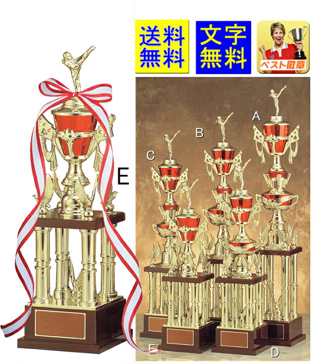 楽天市場 トロフィー 送料無料 文字無料 高さ460ｍｍ 4本柱大きなトロフィー 優勝トロフィー サッカー 優勝カップ 記念品 野球 テニス グラウンドゴルフ 空手 相撲 柔道 トロフィー 優勝カップ 音楽 バスケットボール 1本柱 バドミントン バレーボール M Vtx3517 E