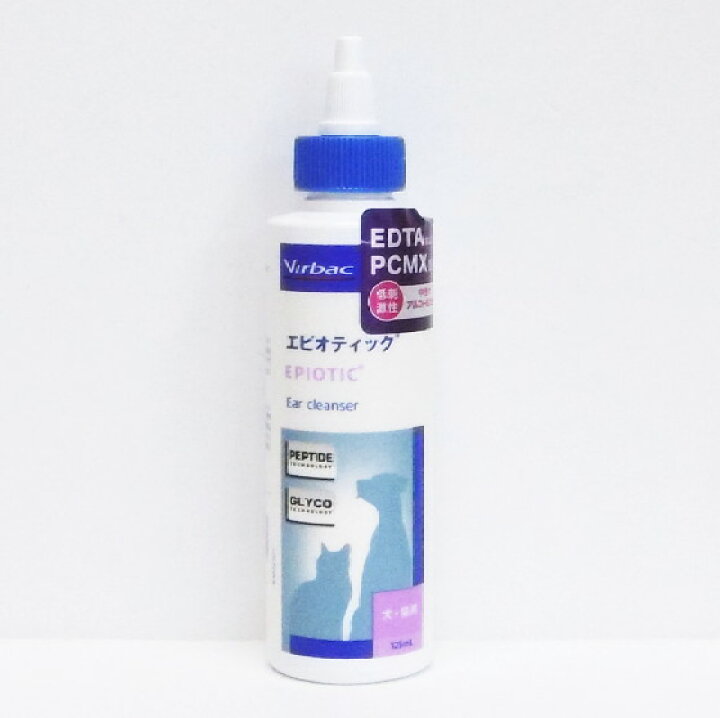 楽天市場】ビルバックエピオティックペプチド 125ml (犬猫用耳洗浄液 