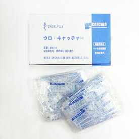 津川洋行ウロキャッチャー 100本入り　(ペット用採尿器)【犬用採尿器、猫用採尿器、犬用採尿補助器、猫用採尿補助器、うろきゃっちゃー】