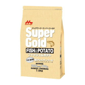 森乳サンワールドスーパーゴールドフィッシュ＆ポテト子犬・成犬用低アレルゲン　7.5kg 【ドッグフード、子犬成犬用、スーパーゴールドフィッシュアンドポテト、SG】