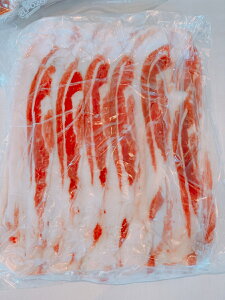スペイン産イベリコ豚　バラスライス（冷凍）　業務用PC　500g肉巻き　イベリコ豚　業務用　しゃぶしゃぶ　おいしい　甘い脂　煮込み