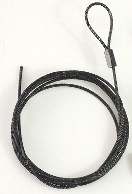 買物 ピクチャーレール用共通ワイヤーです 有名な ベスト ピクチャーレール用ループワイヤー 1.2X1000X1本線 黒 N-865