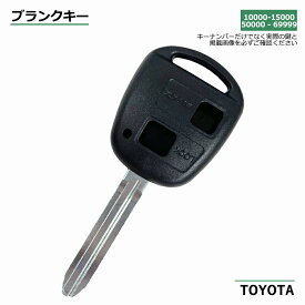 高品質ブランクキー トヨタ 100系ハイエース 2穴 ワイヤレスボタン スペア キー カギ 鍵 割れ交換に 純正キー破損時に 合鍵 キーレス内蔵型 TOYOTA 車対応 純正キー互換 キーレス キー ブランクキー 【M382】