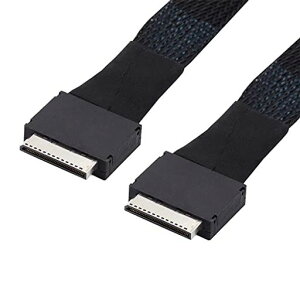NFHK OCuLink PCIe SFF-8611 8x 8���[�� SSD�f�[�^�A�[�J�C�u�p�P�[�u�� 50cm