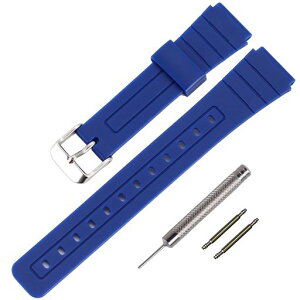 TPUEHb`Xgbv̌pCasioF-91W/F-84/F-94/F-105/F-108/A-158poh(jEp)(Blue/SilverBuckle)