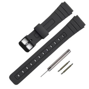 TPUEHb`Xgbv̌pCasioF-91W/F-84/F-94/F-105/F-108/A-158poh(jEp)(Black/BlackBuckle)