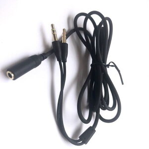 Headset Y Splitter Audio Cable Separate Microphone Headphone Port Gaming Headset Splitter PC Headphone Adapter Cord for Razer
