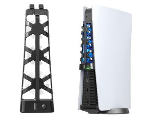 ElecGear PS5�O��������p�t�@���AUSB�^�[�{�N�[���[�������x�Z���T�[���䃉�W�G�[�^�[�M�r�C �I���W�i��PlayStation 5 Ultra HD�����Digital�p - (Slim/Pro�ɂ͑Ή����Ă��܂���)