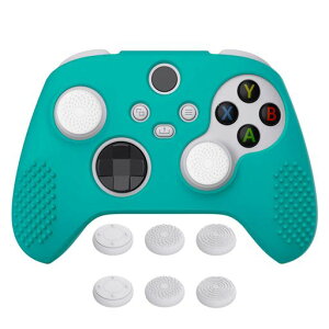eXtremeRatePlayVital3DStudded��XboxSeriesX/S�R���g���[���[�ɑΉ��p�A���`�X���b�v�V���R�[���J�o�[�X�L���A�����e�w�O���b�v�L���b�v6�t���AXbox