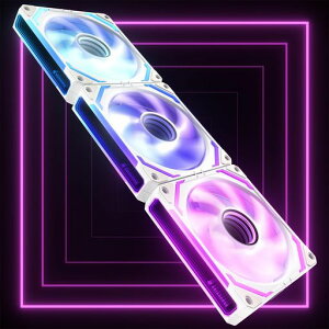 AsiaHorse COSMIQ ARGB PC �t�@�� 120MM 3�{ ����(�r�C) [�A����??] [�É�FDB����?] RGB �P�[�X�t�@�� 4Pin PWM 5V 3Pin ARGB