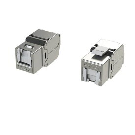 [LINKUP] Cat6A RJ45 10G シールドダイキャストメタルEasyフィールドターミネーションキーストンジャック | イーサネットアダプター | パッチパネルコネクタ | 12 個入