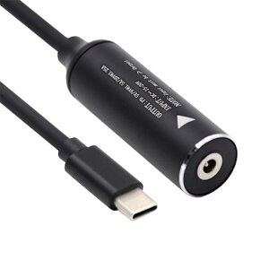 Cablecc 2.5x0.7mm ���� DC �W���b�N - USB-C Type-C �d���v���O�[�d�P�[�u�� PD 9V 15V 20V 65W ���b�v�g�b�v�d�b�p