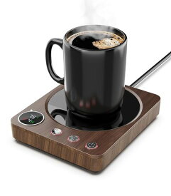 Kyerlishカップウォーマー保温コースターコーヒーウォーマードリンクウォーマーマグカップウォーマー【プレゼント・3段階温度設定・55°C-65°C-75°C】保温静音自動電源オフ自動メモリー11.5…