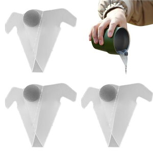 EsiFareキャンプ注ぎ口キャンプコーヒーポットスパウト【3個】屋外キャンプボウルスパウトハンドドリップコーヒードレインスパウトコーヒードリップ注ぎ口アウトドアドリップコーヒー…