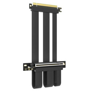 GLOTRENDS 250mm PCIe 5.0 ���C�U�[�P�[�u��|RTX5090/RTX4090/RX9070/RX7900 �Ή�|PCIe 5.0/4.0 GPU �݊�|90 �x���p �����}�E���g�p