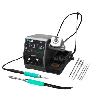 SUGONT61400W�H�Ɨp�n���_���ăX�e�[�V�������x����3�b�̐v�����M380°C������LED���3��ނ̉��x�������ۑ�100°C~450°C�����X���[�v°C/°F�v���ȃn���_���Đ����