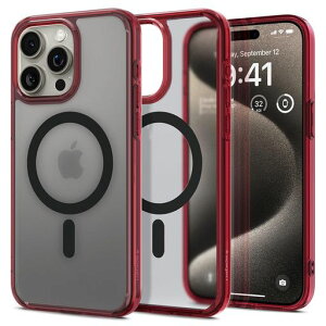 Spigen�y�n��18�N�̋Z�p�́ziPhone15ProMax�P�[�X������MagSafe�Ή��ČRMIL�K�i�E���g���E�n�C�u���b�h�E�}�O�t�B�b�gACS07056(�t���X�g�E�f�B�[�v�E���b�h)