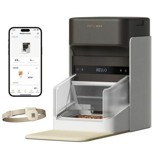 PETLIBRO�������a�펩����������a����H��RFID���C�g�t����փ^�O�^�O���ʂƍ쓮�ʊǗ�5GWi-Fi�Ή��A�v������\�����h�~1���H�ݒ�\�L�p3L�e�ʃS�[���f���E�B�[�N����΍�