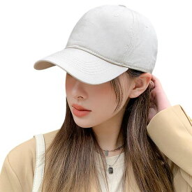 [PALAME]キャップレディース大きいサイズ帽子【コットン100%・UPF50+認定済・美シルエット】UVカット帽子紫外線対策型崩れない深め小顔効果シンプルおしゃれ人気野球帽アウトドア男女兼用…