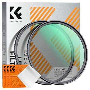 K&FCONCEPT82mm�u���b�N�~�X�g1/4+1/8�t�B���^�[�Z�b�g�\�t�g���ʃR���g���X�g�����p�\�t�g�`�ʗp�t�B���^�[����18�w�i�m�R�[�e�B���O�q��A���~�ގ����g���������B�e/�e���r�Ή�(K�V���[�Y)�c