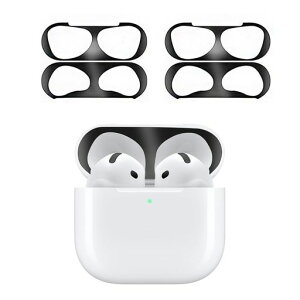 �y2024�����ŁzELYBYYLE for AirPods 4 �_�X�g�K�[�h �G�A�[�|�b�Y 4�p �K�[�h�J�o�[ �̏�h�~ �z�� �ق��� �S�~ ������ �N���h�~ �h�o ���o�h�~ �u���b�N 4��(2�Z�b�g)
