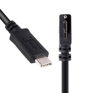 CY�P�[�u��5 Gbps USB-C Type-C�{�̂���Micro USB 3.0�w���J����90�x���p�Ɏ��t���A�H�Ɨp�J�����X�g���[�W�Ɏg�p