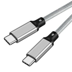 USB-C & USB-C �P�[�u�� 2m LpoieJun�y100W PD�Ή�/USB 3.2 Gen 2x2-20Gbps�f�[�^�]���zPD3.0/QC3.0�������[�d 4K/60Hz �f���o�͒����ϋv�i�C�����҂� �^�C�vC USB Type C